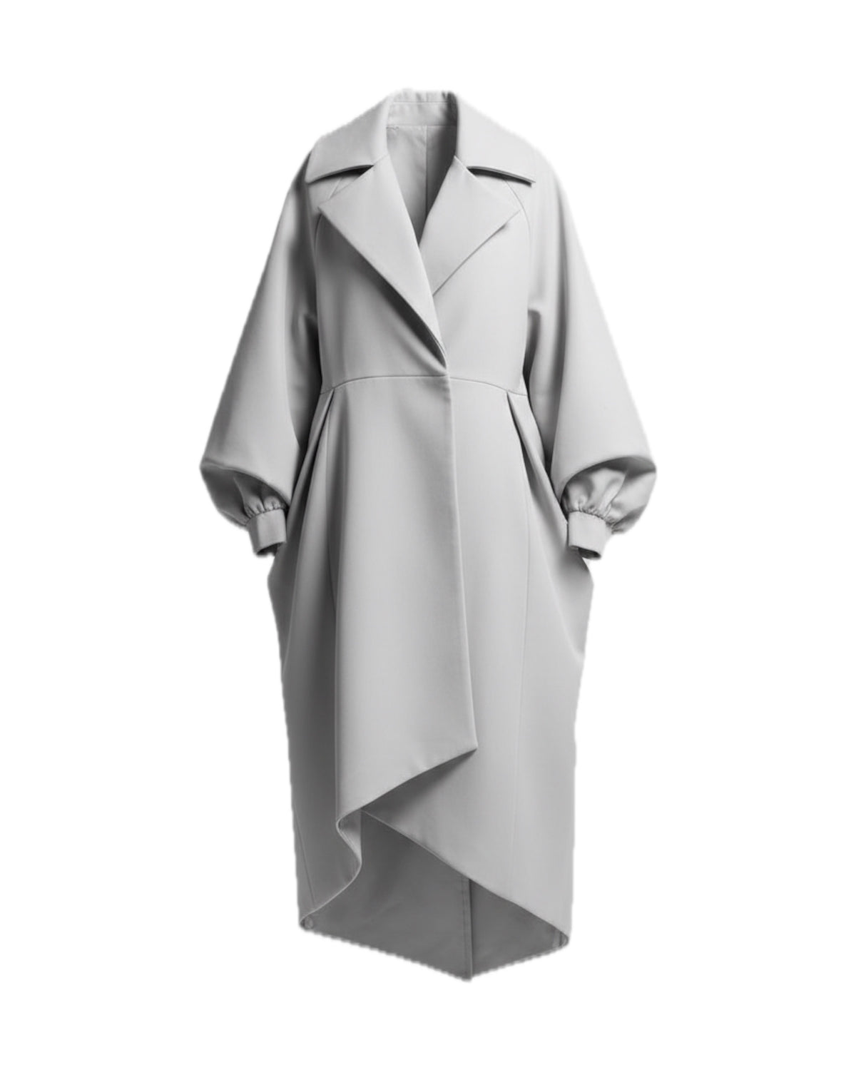 Sculpted Silver Coat